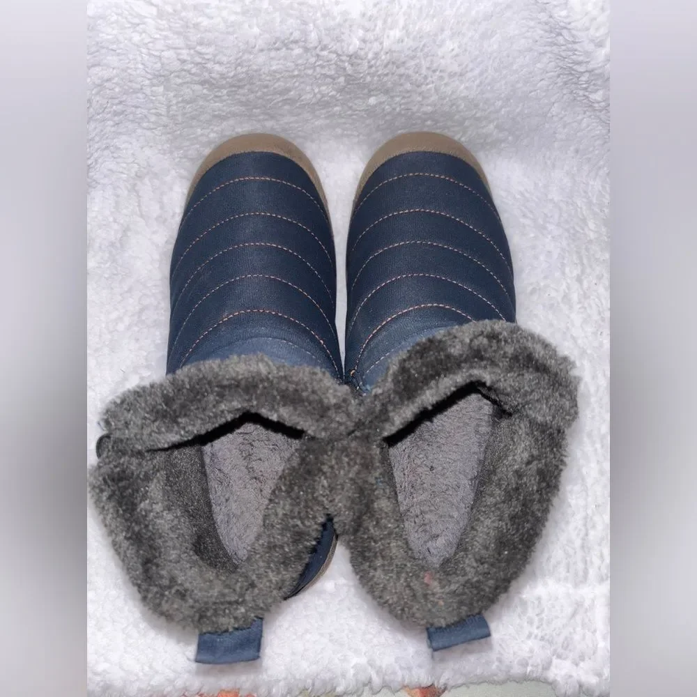 Men’s 7 / Women’s 8 Unisex Slip-On Boots • EU 39 • Faux Fur Lined